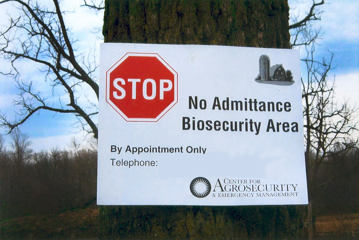 Biosecurity Sign