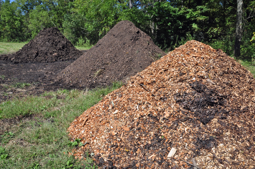 Smaller piles of compostable materials still need to be sited in an environmentally responsible manner