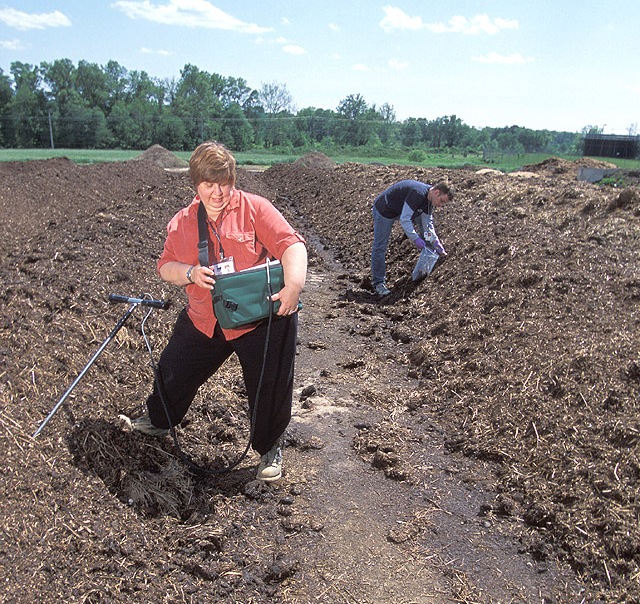 Monitoring the temperature of your compost pile is essential