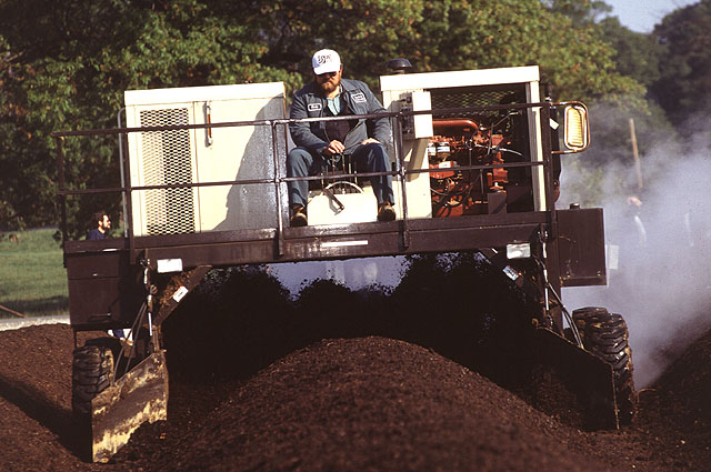 Mechanical aeration of a windrow is just one way of keeping your compost oxygenated