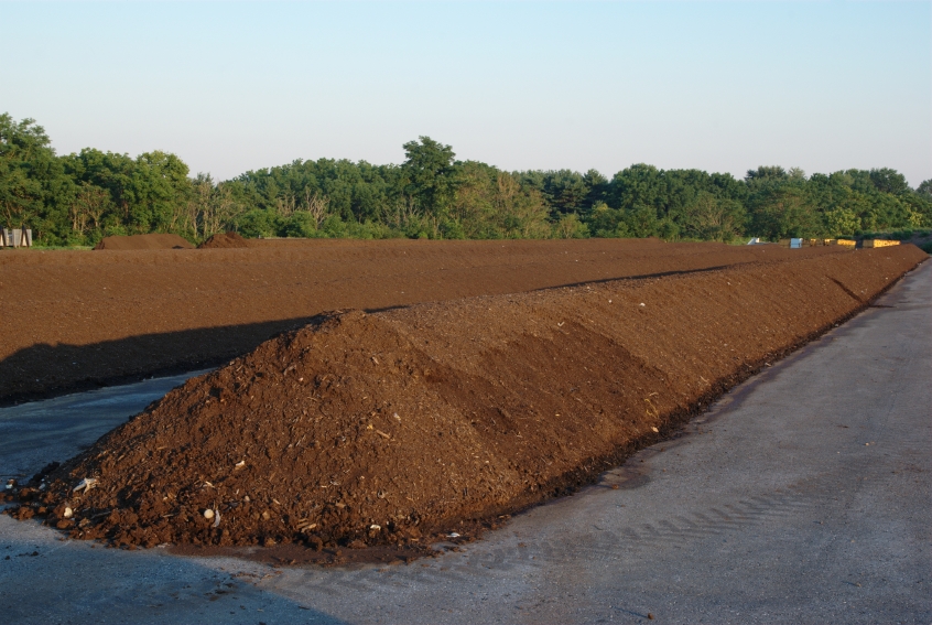Large and small compost piles should be sited to limit environmental impacts