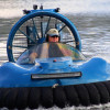 Jim flying a Coastal Pro II Hovercraft on Seely Lake